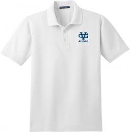 Men's Silk Touch Interlock Polo, White